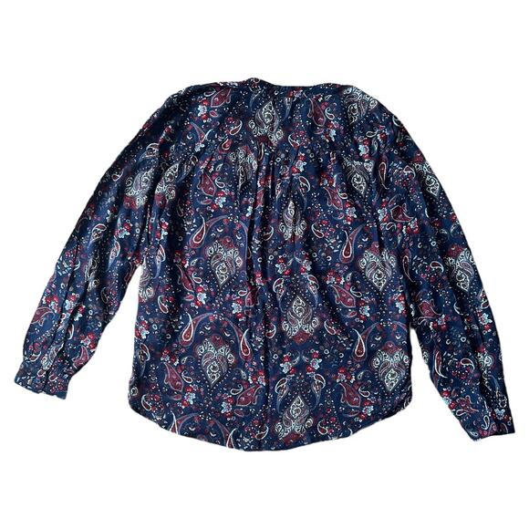 H&M Paisley Print Women's Long Sleeve, US2 - Picture 4 of 8